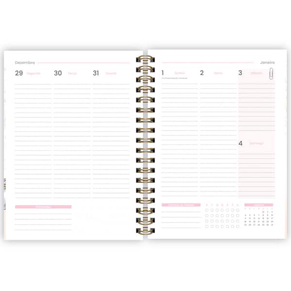 Planner Colegial 2026, Pooh, 80 Folhas com espiral, 2635778, Spiral Pooh - PT 1 UN