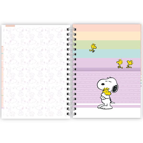 Planner colegial 174x240mm Snoopy c/espiral 2635785 Spiral Sno PT 1 UN