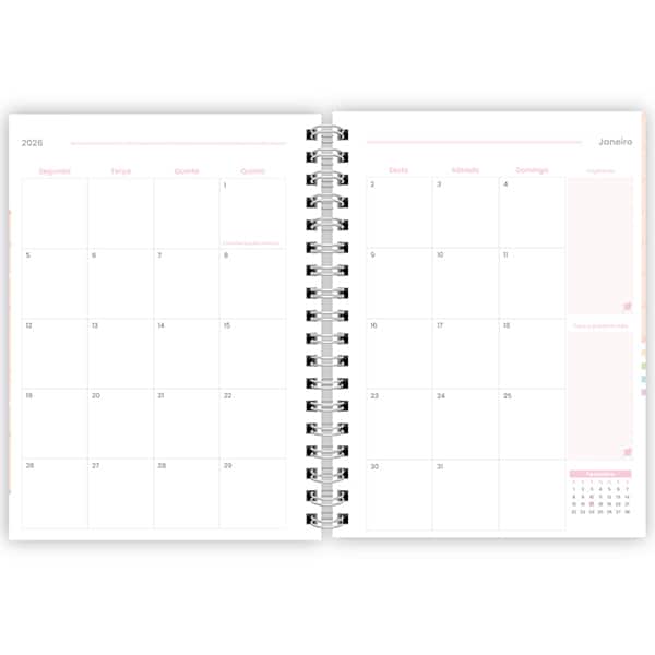 Planner colegial 174x240mm Snoopy c/espiral 2635785 Spiral Sno PT 1 UN