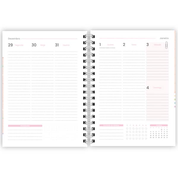 Planner colegial 174x240mm Snoopy c/espiral 2635785 Spiral Sno PT 1 UN
