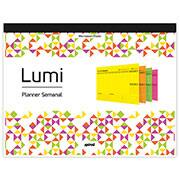 Planner semanal Lumi, 60 folhas, 2250090, Spiral Lumi - PT 1 UN Planner semanal Lumi, 60 folhas, 2250090, Spiral Lumi - PT 1 UN