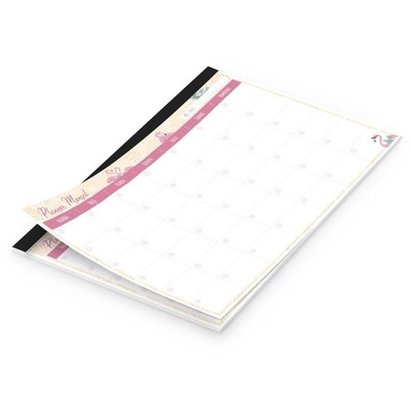 Planner mensal Flamingo, 24 folhas, 2332072, Spiral Ten - PT 1 UN