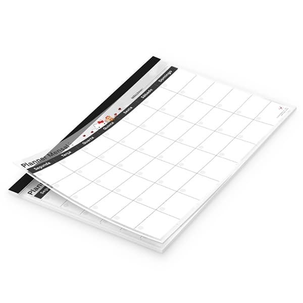 Planner Mensal Hello Kitty, 24 folhas, 280mm x 214mm, 2759514, Spiral Hki - PT 1 UN