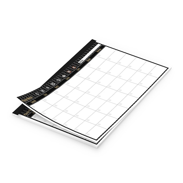 Planner de Mesa Mensal, 24 folhas, Corinthians, 2515046, Spiral Sccp - PT 1 UN