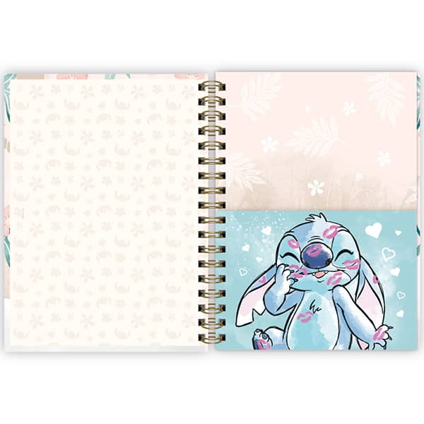 Planner Colegial 2025, Stitch, 80 folhas, com espiral, 2518207, Spiral Ds - PT 1 UN