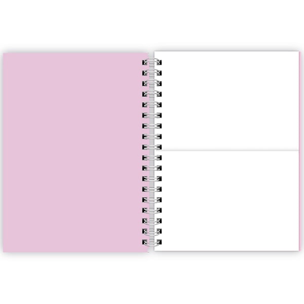 Planner Colegial 2025, Soothing Rosa, 80 folhas, com espiral, 2518214, Spiral Soot - PT 1 UN