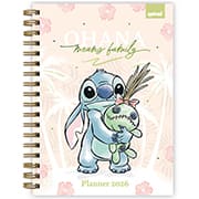 Planner Colegial 2026 Stitch, 80 Folhas com espiral, 2635792, Spiral Ds - PT 1 UN Planner Colegial 2026 Stitch, 80 Folhas com espiral, 2635792, Spiral Ds - PT 1 UN