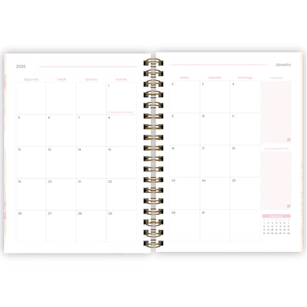 Planner colegial 174x240mm Stitch c/espiral 2635792 Spiral Ds PT 1 UN