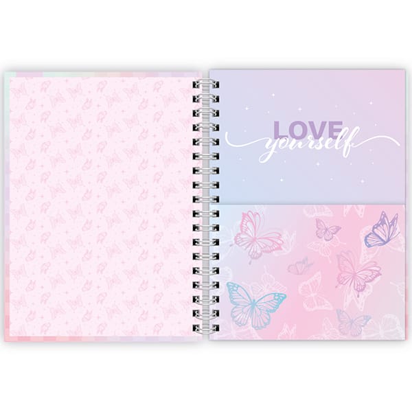 Planner colegial 174x240mm Flutter c/espiral 2635235 Spiral Flu PT 1 UN