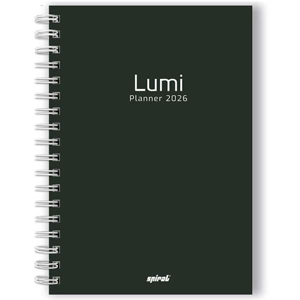 Planner colegial 174x240mm Lumi pt c/espiral 2633811 Spiral Lumi PT 1 UN