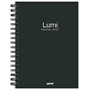 Planner Colegial 2026, Lumi, Preto, 80 Folhas, Capa de polipropileno, 2749232, Spiral Lumi - PT 1 UN