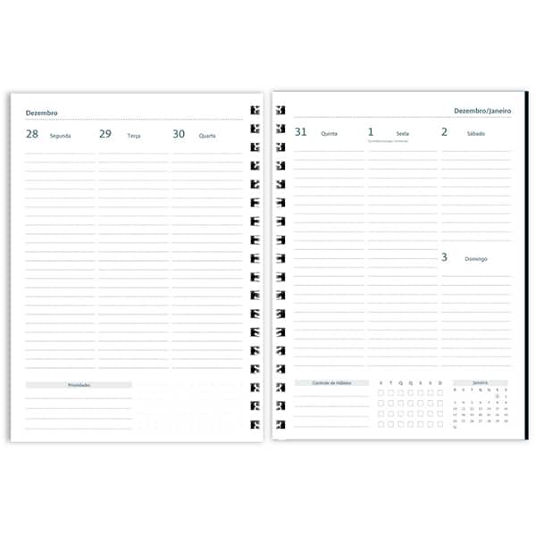 Planner Colegial 2026, Lumi, Branco, 80 Folhas, Capa de polipropileno, 2749249, Spiral Lumi - PT 1 UN Planner Colegial 2026, Lumi, Branco, 80 Folhas, Capa de polipropileno, 2749249, Spiral Lumi - PT 1 UN