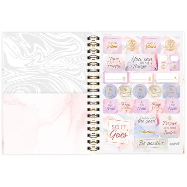 Planner Colegial 2027 Marmo, Rosa, 80 Folhas, Capa Dura, 2751358, Spiral Mrm - PT 1 UN Planner Colegial 2027 Marmo, Rosa, 80 Folhas, Capa Dura, 2751358, Spiral Mrm - PT 1 UN