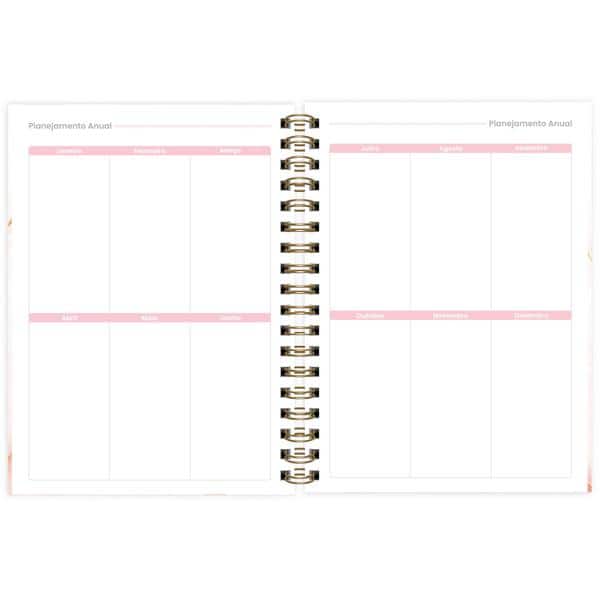 Planner Colegial 2027 Marmo, Rosa, 80 Folhas, Capa Dura, 2751358, Spiral Mrm - PT 1 UN Planner Colegial 2027 Marmo, Rosa, 80 Folhas, Capa Dura, 2751358, Spiral Mrm - PT 1 UN