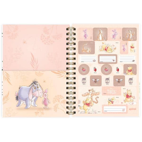 Planner Colegial 2027 Ursinho Pooh, 80 Folhas, Capa Dura, 2751365, Spiral Pooh - PT 1 UN Planner Colegial 2027 Ursinho Pooh, 80 Folhas, Capa Dura, 2751365, Spiral Pooh - PT 1 UN