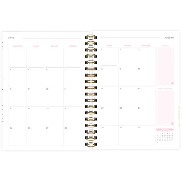 Planner Colegial 2027 Ursinho Pooh, 80 Folhas, Capa Dura, 2751365, Spiral Pooh - PT 1 UN Planner Colegial 2027 Ursinho Pooh, 80 Folhas, Capa Dura, 2751365, Spiral Pooh - PT 1 UN