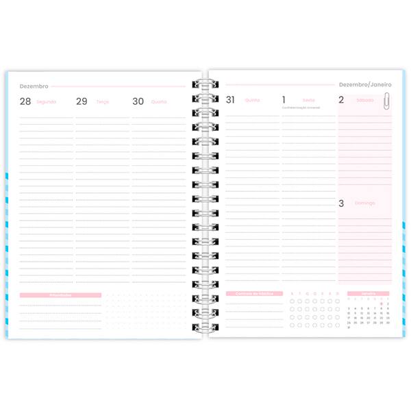 Planner Colegial 2027 Snoopy, 80 Folhas, Capa Dura, 2751372, Spiral Sno - PT 1 UN