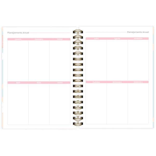 Planner Colegial 2027 Stitch e Angel, 80 Folhas, Capa Dura, 2751389, Spiral Ds - PT 1 UN