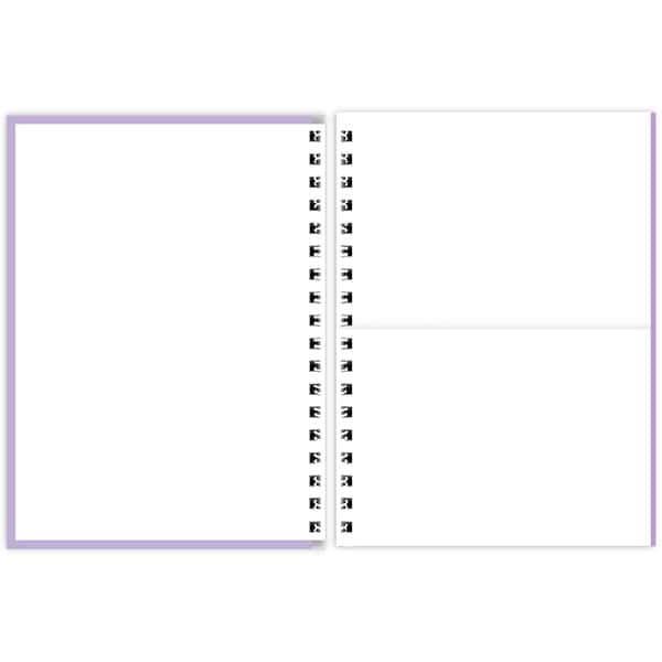 Planner Colegial 2026, Soothing, Lilás, 80 Folhas, Capa de polipropileno com serigrafia, 2749256, Spiral Soot - PT 1 UN