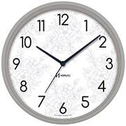 Relógio de Parede 26cm, Flores,Cinza, 660106024, Herweg - CX 1 UN Relógio de Parede 26cm, Flores,Cinza, 660106024, Herweg - CX 1 UN