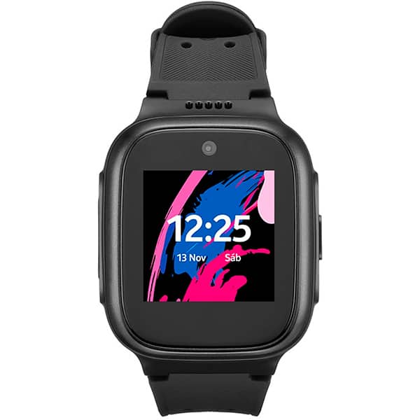 Smartwatch Infantil 4G + Wi-Fi com Chamada por voz e vídeo + Controle Parental + Geolocalização, Preto, P9203, Multi - CX 1 UN