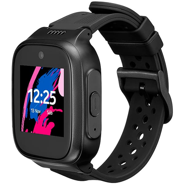 Smartwatch Infantil 4G + Wi-Fi com Chamada por voz e vídeo + Controle Parental + Geolocalização, Preto, P9203, Multi - CX 1 UN