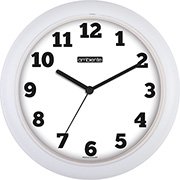Relógio de Parede 26cm plástico branco 6126-021 Herweg CX 1 UN