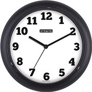 Relógio de Parede 28cm preto educativo 2809-01 Sieg CX 1 UN - Móveis &  Equipamentos - Kalunga