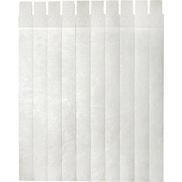 Pulseira de identificação tyvek branco Singularis PT 50 UN