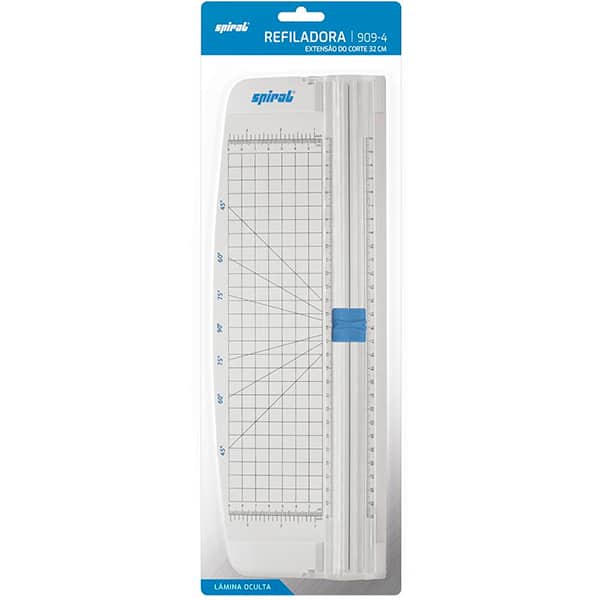 Refiladora de papel (corte 320mm), até 8 folhas, 909-4, Spiral - CX 1 UN Refiladora de papel (corte 320mm), até 8 folhas, 909-4, Spiral - CX 1 UN