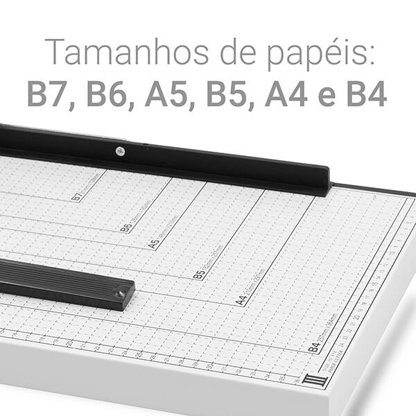 Guilhotina de papel, (380mm), até 10 folhas com base, 325 x 570mm, 829-3, Spiral - CX 1 UN