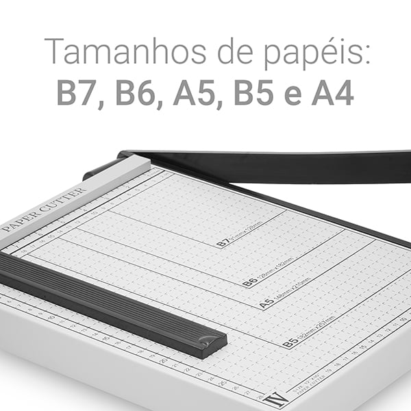 Guilhotina de papel, (300mm), até 10 folhas com base, 270 x 470mm, 829-4, Spiral - CX 1 UN