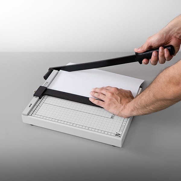 Guilhotina de papel, (300mm), até 10 folhas com base, 270 x 470mm, 829-4, Spiral - CX 1 UN