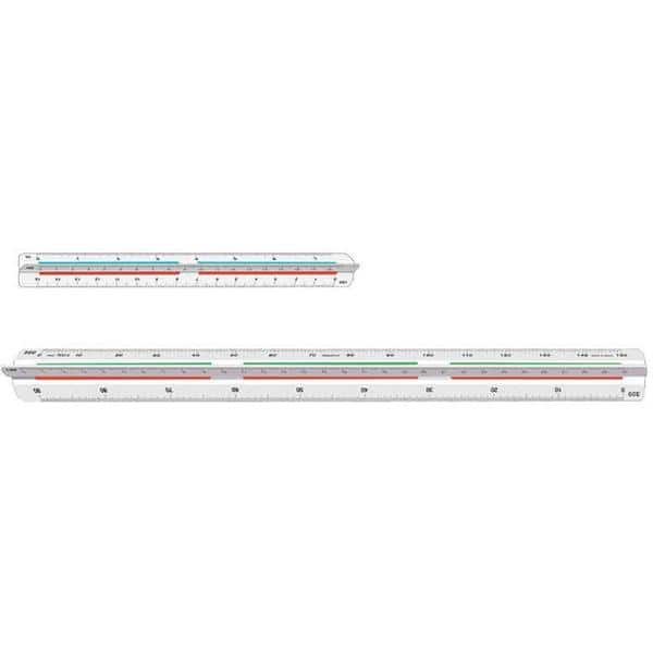 Escalímetro triangular 30cm 7830/1B Trident PT 1 UN