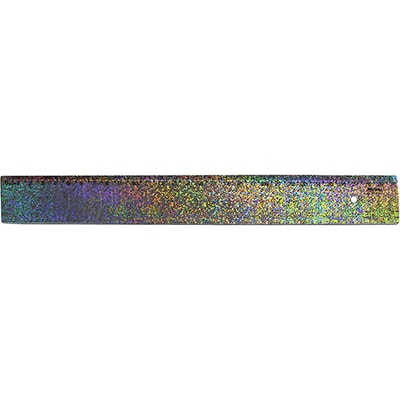 Régua em poliestireno 30 cm holográfica glitter Maxcril PT 1 UN