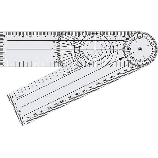 Goniômetro para ortopedia GON-PVC Trident PT 1 UN