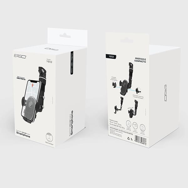 Suporte veicular de Smartphone para retrovisor, Y613, Ergo - CX 1 UN
