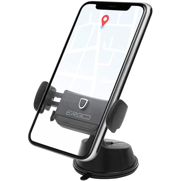 Suporte veicular para Smartphone, fixação na ventilação e no vidro, 6701, Ergo - CX 1 UN