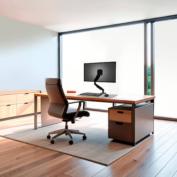 Suporte para monitor articulado com pistão a gás, 17 a 35", F80N, Elg - CX 1 UN