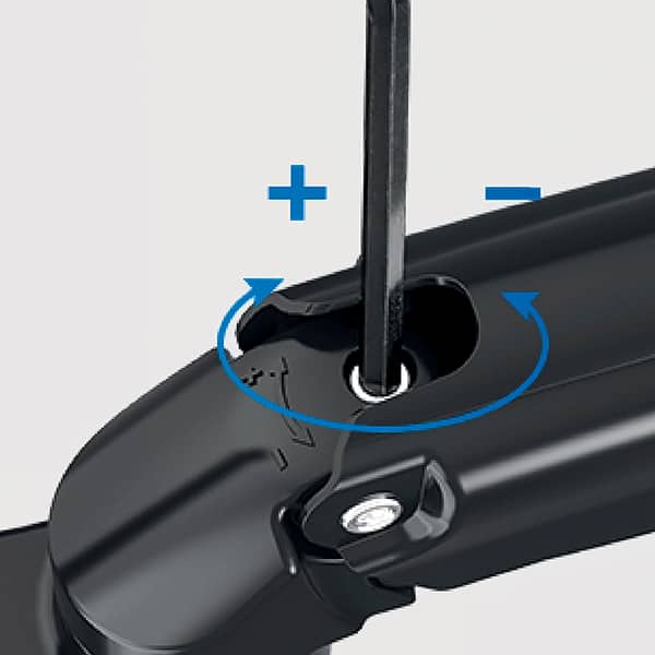 Suporte para monitor articulado com pistão a gás, 17 a 35", F80N, Elg - CX 1 UN