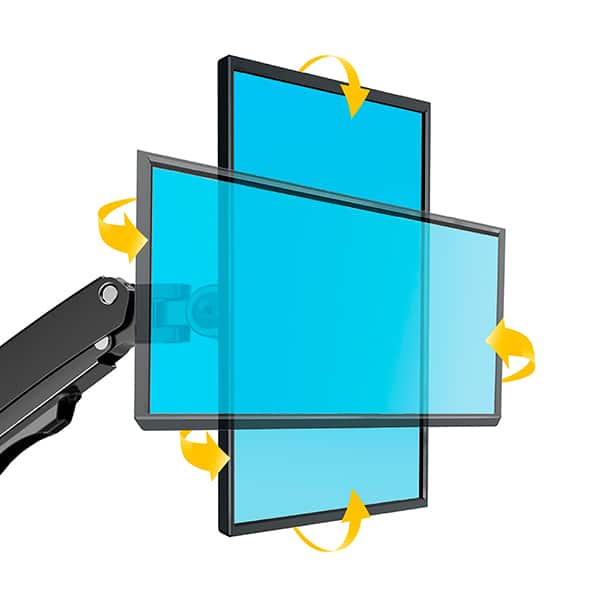 Suporte para monitor articulado com pistão a gás, 17 a 35", F80N, Elg - CX 1 UN