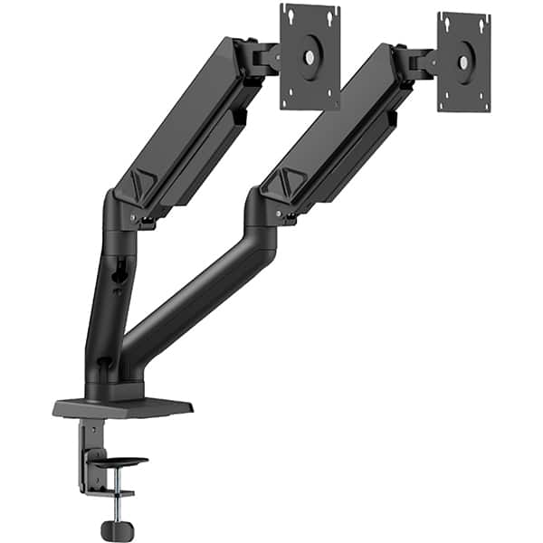 Suporte para Monitor Articulado Duplo para monitores de 17 a 32 polegadas, Axion, Preto, 141, Elements - CX 1 UN Suporte para Monitor Articulado Duplo para monitores de 17 a 32 polegadas, Axion, Preto, 141, Elements - CX 1 UN