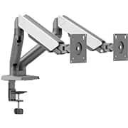 Suporte para Monitor Articulado Duplo para monitores de 17 a 32 polegadas, Axion, Cinza, 139, Elements - CX 1 UN