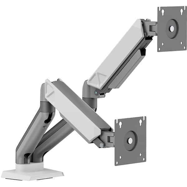 Suporte para Monitor Articulado Duplo para monitores de 17 a 32 polegadas, Axion, Cinza, 139, Elements - CX 1 UN Suporte para Monitor Articulado Duplo para monitores de 17 a 32 polegadas, Axion, Cinza, 139, Elements - CX 1 UN