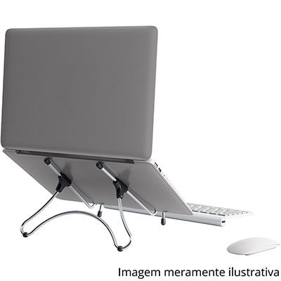 Suporte p/notebook UpTable cromado UP-02 Octoo CX 1 UN