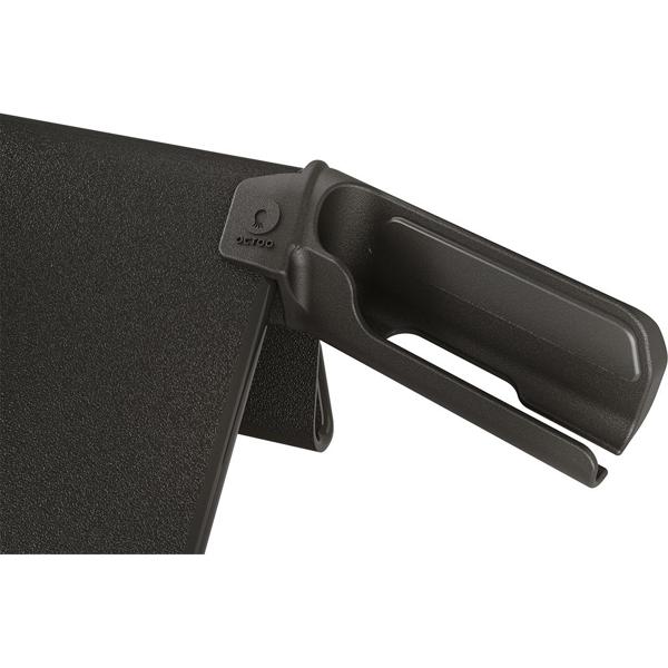 Suporte para notebook lapcomfort, com suporte para celular, Preto, 08770, Octoo - CX 1 UN