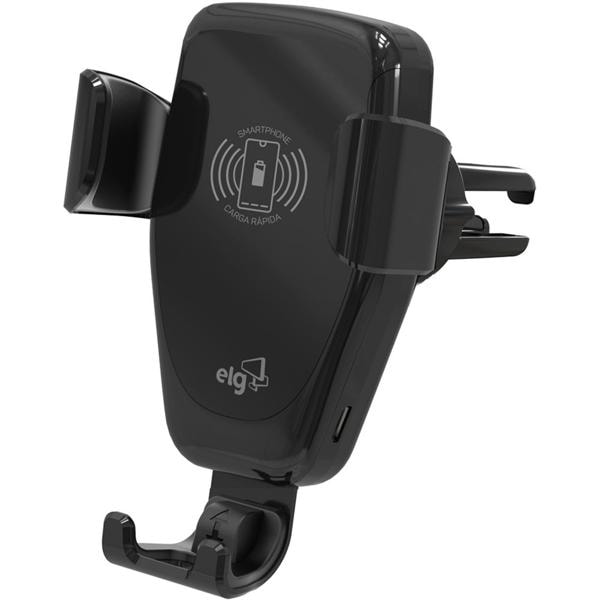 Suporte veicular carregador wireless, Saída de Ar, CH360WA, Elg - 1 UN