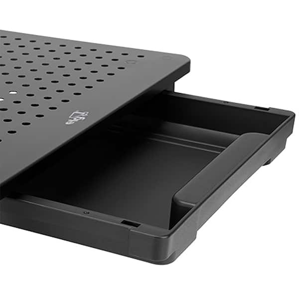 Suporte para monitor de mesa com gaveta, Preto, SM087, Elg - CX 1 UN