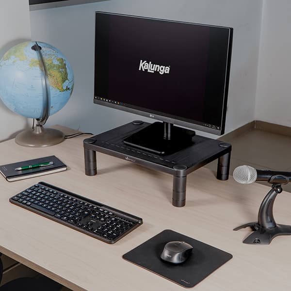 Suporte para monitor retangular, Preto, LZ-3701, App-Tech - CX 1 UN