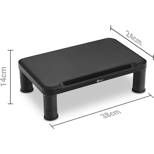 Suporte para monitor retangular, Preto, LZ-322, App-Tech - CX 1 UN
